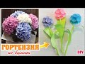 Гортензия из цветной бумаги, легко и просто / Hydrangea made of paper, easy and simple