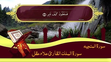 قران كريم سورة الملك تلاوه خاشعه #بصوت القارئ #علاء_عقل #quranhearts 