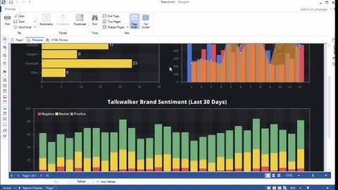 Reporting Tool: Creating Dashboards in Report - [Shot on version 2016.1]