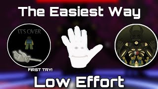 Beat Eternal Bob At First Try - The EASIEST Way To Get Rob Glove & Badges Guide| Slap Battles Roblox