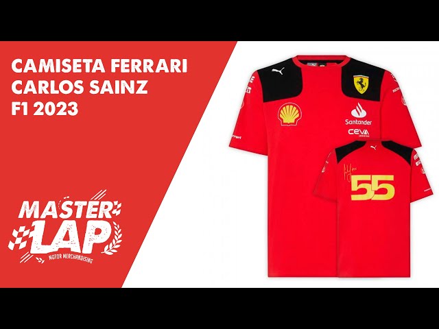 Camiseta Carlos Sainz Ferrari F1 