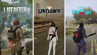 LifeAfter Vs. Undawn Vs. Once Human | Comparison and Similarities | Survivor Games 2024 screenshot 3