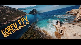 GREECE, CORFU FPV DRONE HIGHLIGHTS 4K