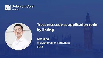 Treat test code as application code by linting | Kwo Ding | #SeConfLondon