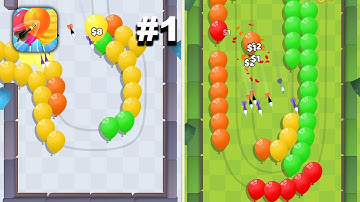 Balloons Idle - New Release - Hyper Hybrid Casual - Gameplay Walkthrough (iOS & Android)