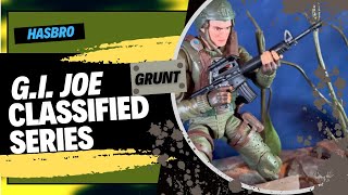 G.I. Joe Classified Series Grunt 6 inch Figure by Hasbro Review