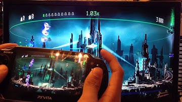 Playstation 4 to Playstation Vita Remote Play - Resogun