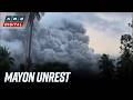LOOK: Timelapse shows ash erupting from Mayon volcano as unrest persists | ANC