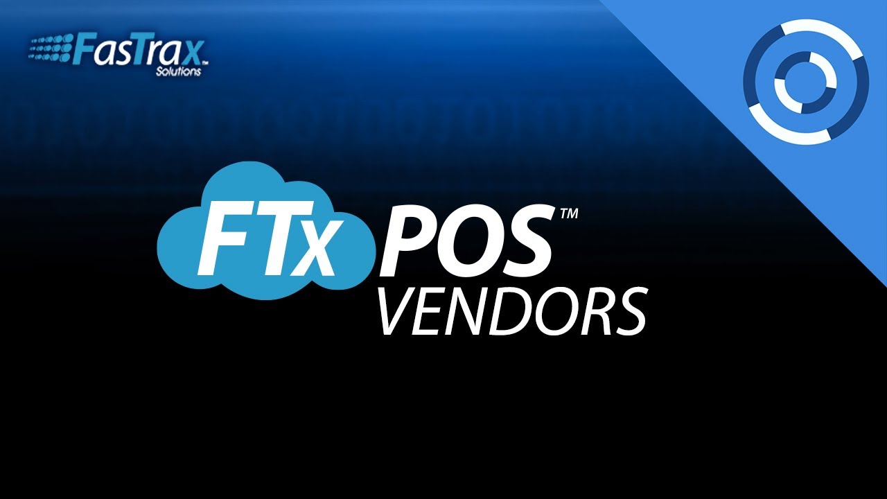 FasTrax Cloud POS - Creating a New Vendor