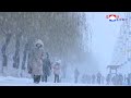В Пхеньяне падал первый снег (КНДР) (Русские субтитры)