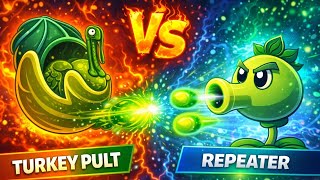 Plants vs Zombies 2 Arena Turkey Pult vs Repeater gameplay #pvz2 #pvz #viral #trending #gameplay #1k