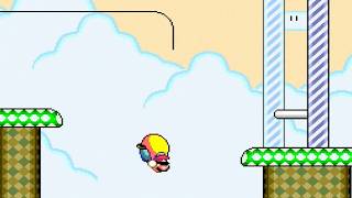 Super Mario World - Cheese Bridge Area Secret Exit without Yoshi! SNES