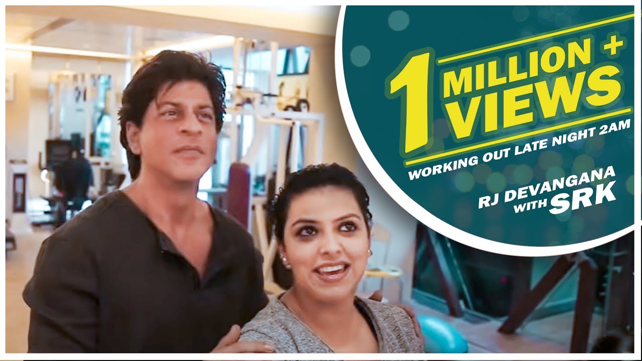 Shahrukh khan : Working out late night 2am