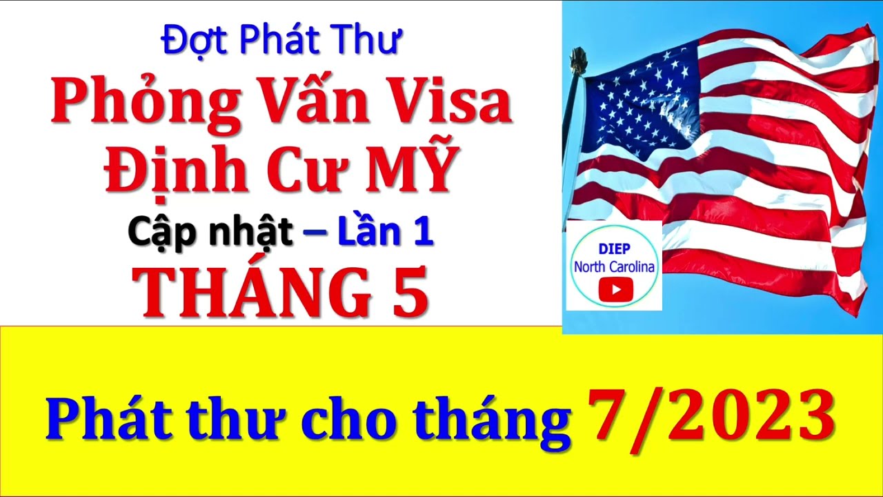 LSQ MỸ Phát Thư Phỏng Vấn Visa - Lần 1 -Tháng 5/2023 || PHÁT THƯ PHỎNG VẤN THÁNG 7