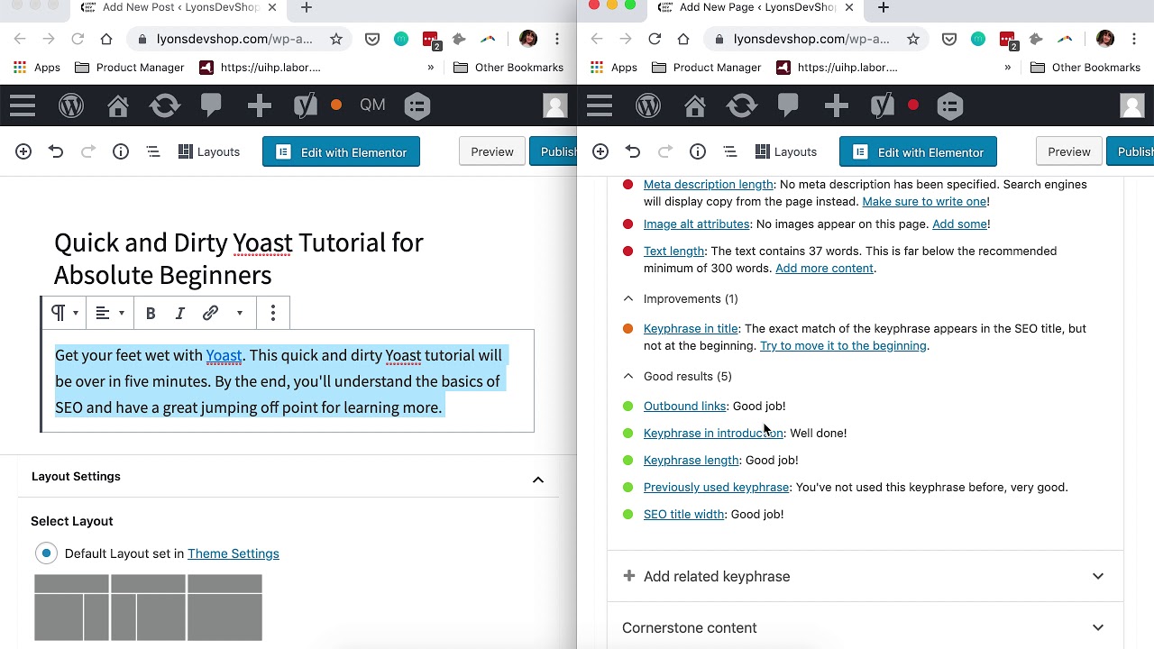 Quick and dirty tutorial to get you up and running with Yoast in under ...