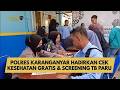 POLRES KARANGANYAR HADIRKAN CEK KESEHATAN GRATIS &amp; SCREENING TB PARU