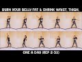 10 burn your belly fat  shrink waist aerobic tabata workout