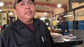 Ron Livingston at The Navajo Times