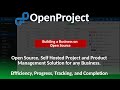 Open project  open source self hosted business grade project and product management