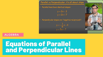 Equations of Parallel and Perpendicular Lines