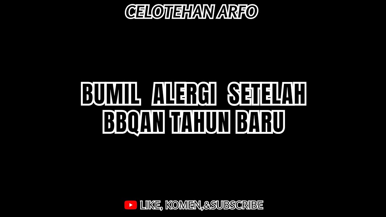 #87 BUMIL ALERGI SETELAH BBQAN TAHUN BARU|ASMR HUSBAND DOCTOR ROLEPLAY