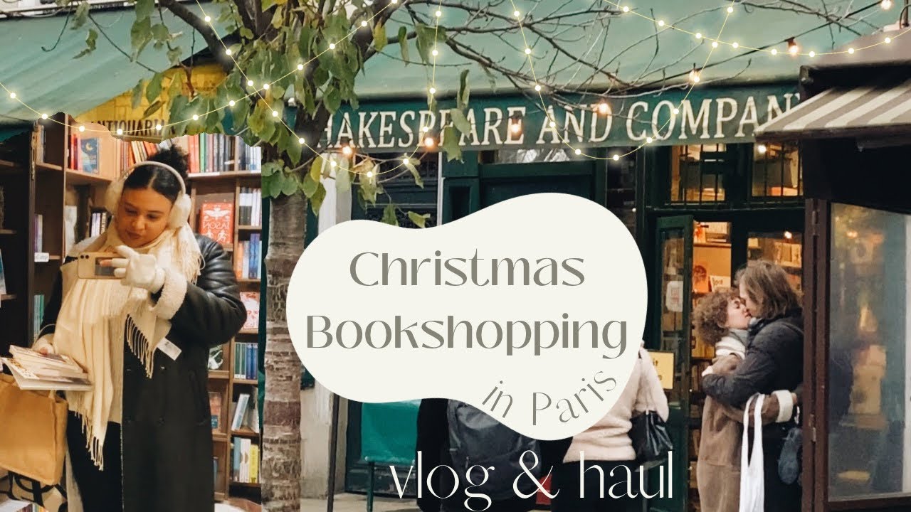 come christmas book shopping in Paris with me 🎄📚(+book haul)