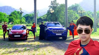 Superheroes Car Race for 100 000 $ - Fun Heroes
