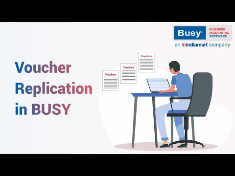 Voucher Replication in BUSY 21 | Post full F.Y. Entries from BUSY 21 in just 1- click | English