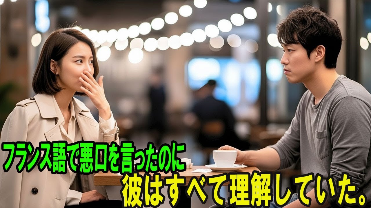 【感動する話】通訳者が友人の代わりに出たお見合いの席。フランス語で「無職だ」と罵ったが…実は8か国語を操る億万長者だった！