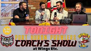 Prowlers Coach's Show Featuring Jamie Bucell