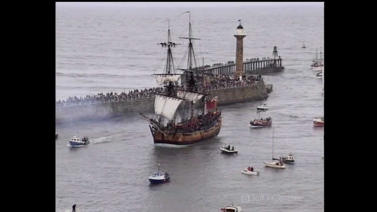 HM Bark Endeavour  refit Whitby 1997