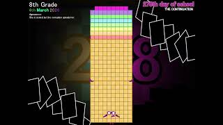 Days Of School Bands 2 Day 102-106 And 276-280