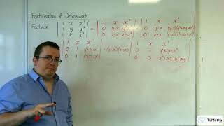 AQA A-Level Further Maths C9-04 Factorisation of Determinants: Example 3