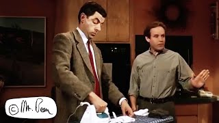 bean becomes housewife evening bean movie mr bean