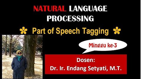 Part of Speech Tagging (POS Tagging) Natural Language Processing (NLP) minggu-3