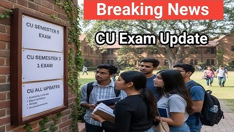 CU odd semester update 2026 | CU 5th semester exam date 2026 | CU 3rd semester exam date 2026 | CU 