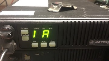 Motorola MaxTrac SMARTNET Type II Trunking Keying Up