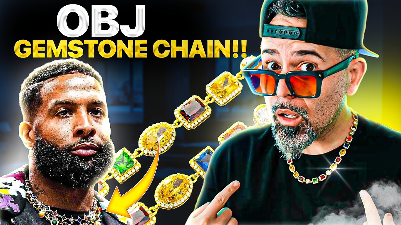 DIFFERENT NECKLACE PREMIUM ジョージ OBJ Inspired Multi Stone Necklace | Theicegiant - YouTube