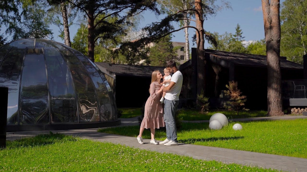 Отдых в парк-отеле "Сосновый бор" Новосибирск - YouTube