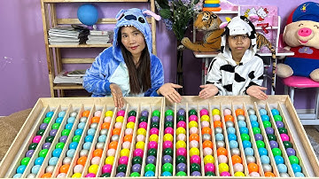 Best Color Puzzle Ball Sorting Game Solve Challenge Mom vs Son Who is Faster Ep # 034