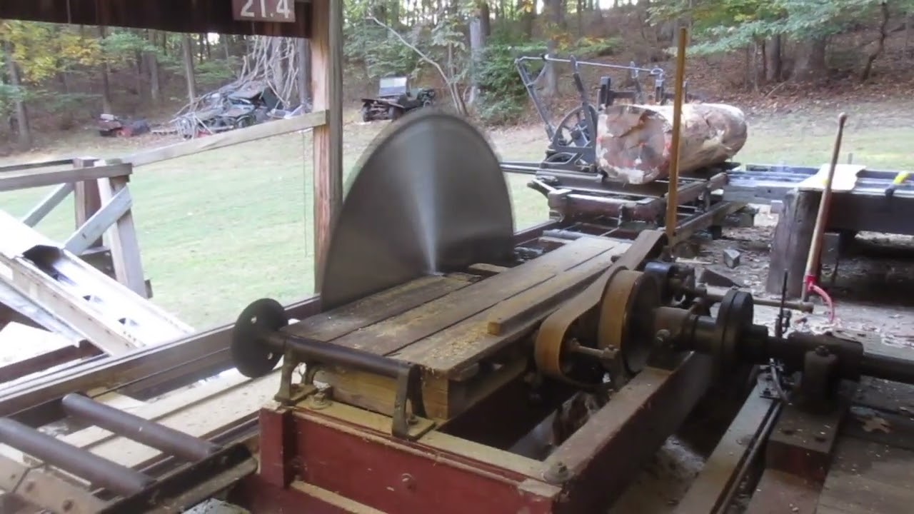 1929 FRICK Sawmill sawing a rather large log and more # 1628