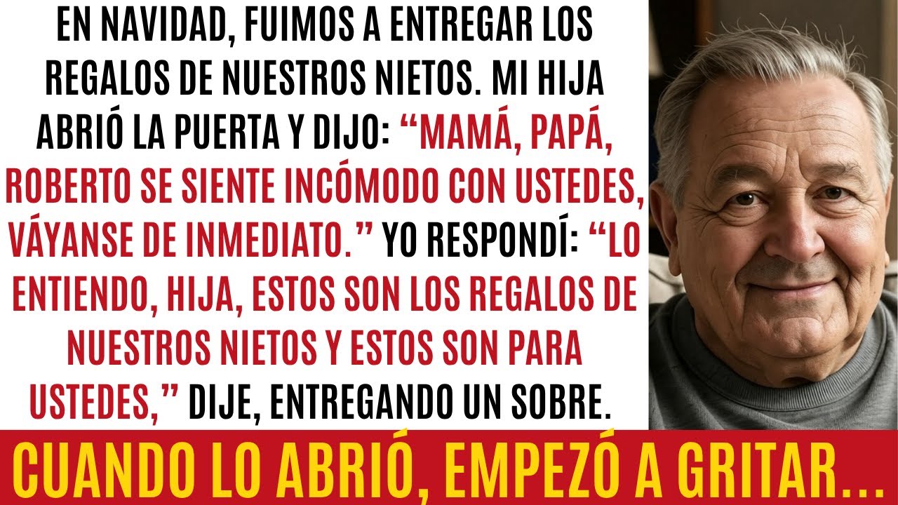 En Navidad Mi Hija Dijo"Roberto No Los Quiere Aquí"—Le Di Un Sobre—Cuando Lo Abrió Empezó a Gritar..