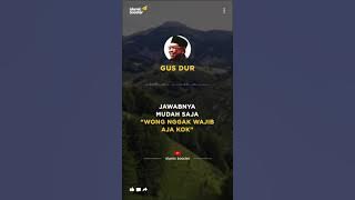 Indonesia Negara Kebhinekaan | Gus Dur story WA Reels Instagram Tiktok #Shorts