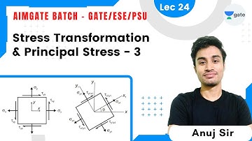 Stress Transformation and Principal Stress - 3 | L 24 | Strength of Material | GATE 2022 | ESE 2021
