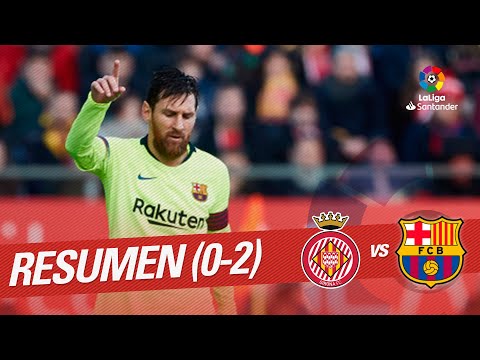 Resumen de Girona FC vs FC Barcelona (0-2)