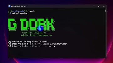 Google Dork Scanner ( G Dork )  Tool