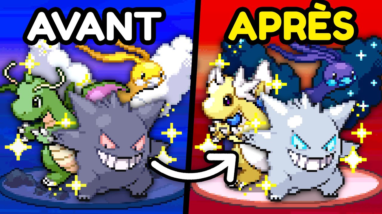 Pokemon MAIS uniquement avec des NOUVEAUX SHINY