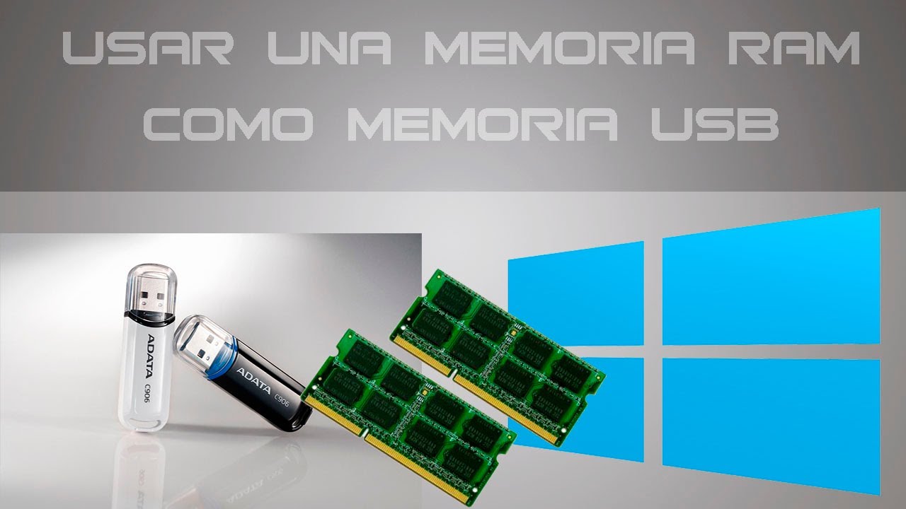 Usar una memoria USB como memoria RAM - YouTube