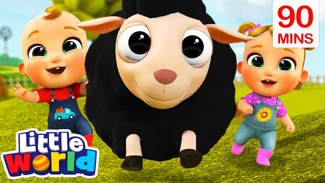 Chasing Baa Baa Black Sheep  Kids Songs  Nursery Rhymes by Little World