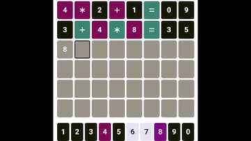 Nerdle Game 58 Solution (with my 10 year old) - 18th March 2022